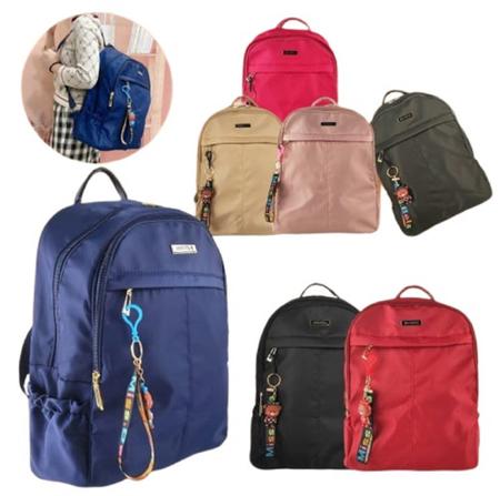 Mochila Feminina Masculina Nylon Impermeavel Miss Bella Mochilas Magazine Luiza