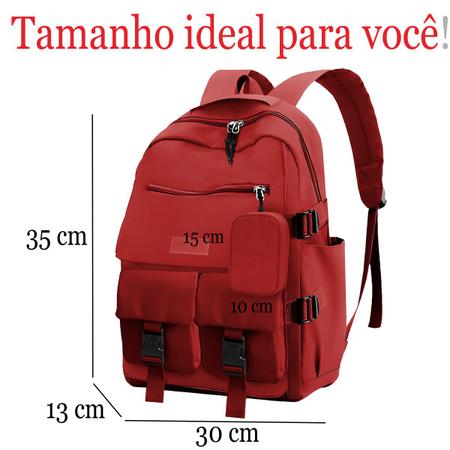 Mochila Feminina Multifuncional Semi Impermeavel A Prova D agua Escolar Faculdade Cursinho Curso Volta As Aulas Casual Meimi Amores Mochila Bolsa Escolar Magazine Luiza