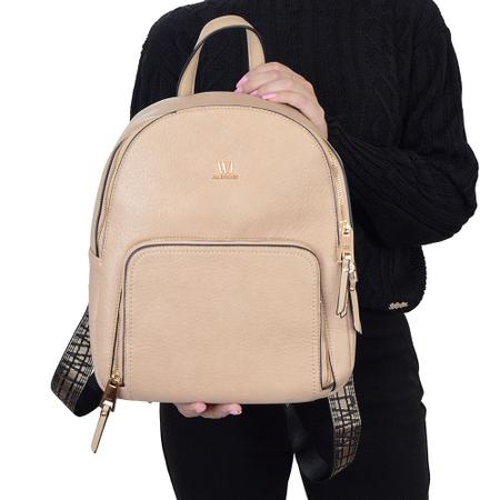 Mochila Feminina WJ Grande com Bolso 45572 Mochilas Magazine