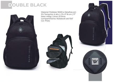 Imagem de Mochila Hang Loose - Double Black - HL1524