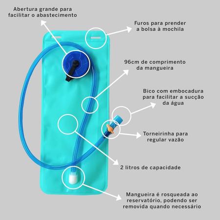 Imagem de Mochila Hidratação Camelbak Impermeável Ciclismo Corrida Bik