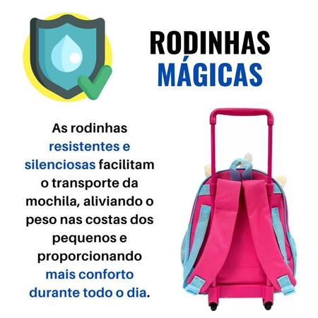 Mochila Infantil Feminina Roblox Juvenil Costas Cor Rosa - USA Magazine