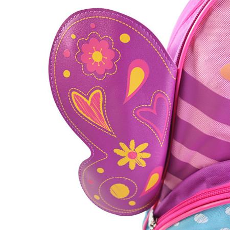 Imagem de Mochila Infantil com Rodinhas - Borboleta Roxa