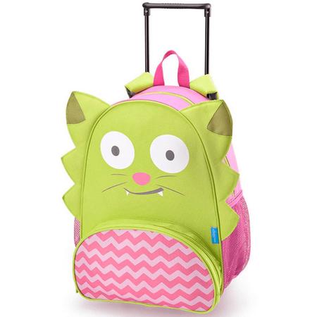 Imagem de Mochila Infantil Com Rodinhas Gato Multikids Baby - BB275