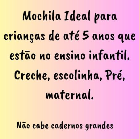 Mochila Infantil Creche Escolar Meninas Meninos - Até 5 Anos - Pikuka - Mochila  Infantil - Magazine Luiza