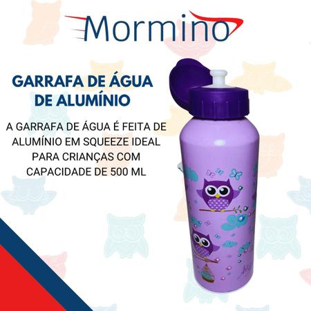 Imagem de Mochila Infantil de Coruja em Relevo Com Garrafa de água