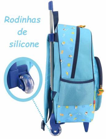 Mochila Escolar Infantil mochila de rodinhas infantil Grande Capacidade  Para Estudantes - Escorrega o Preço