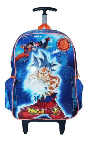 Mochila Dragon Ball Z Super Goku Instinto Superior Clio - Mochila Infantil  - Magazine Luiza