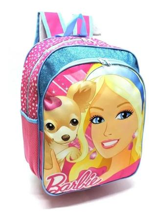 Imagem de Mochila Infantil Escolar Meninas Barbie Pets Costas M F5