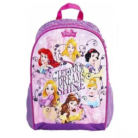 Imagem de Mochila Infantil Escolar Princesas Disney Costas Tam Grande