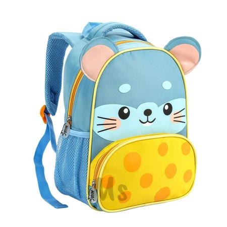 Mochila Infantil Mochilinha Animais Escolar Passeio Bebe Menina Menino  Creche