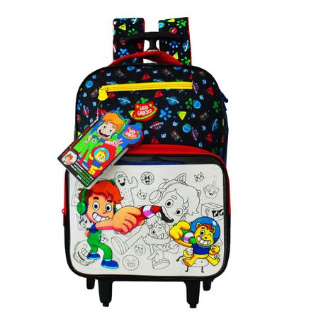 Mochila Infantil Gato Galáctico r Escolar Clio Kids - Clio