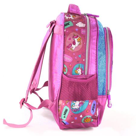 Imagem de Mochila Infantil Menina Escolar de Costas Unicórnio