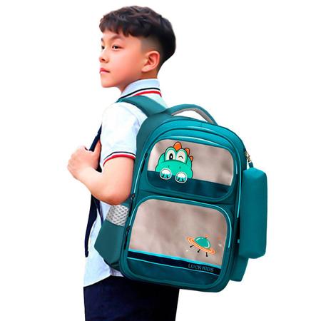 Mochila Infantil Original Costura Refor ada Escolar Aulas Escolar