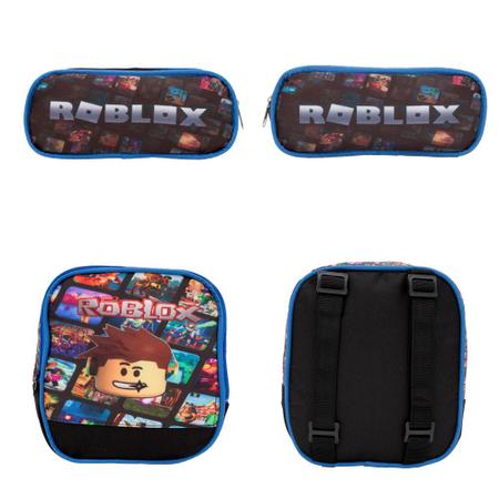 Mochila Infantil Rodinhas Menino Jogo Roblox Passeio Toys 2U - Kit