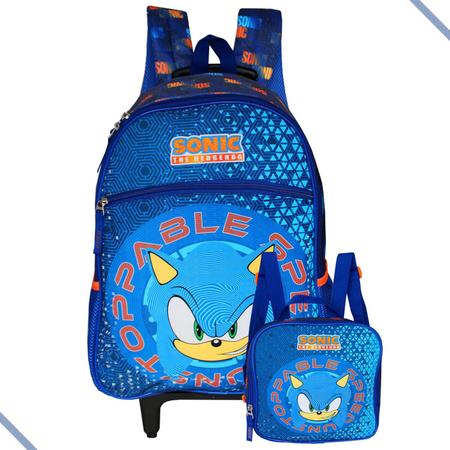 Bolsa Lancheira Térmica Escolar Sonic Personagem