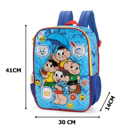 Mochila Infantil Turma da Mônica IS39321MN Azul - Luxcel Imagem de Mochila Infantil Turma da Mônica IS39321MN Azul - Luxcel