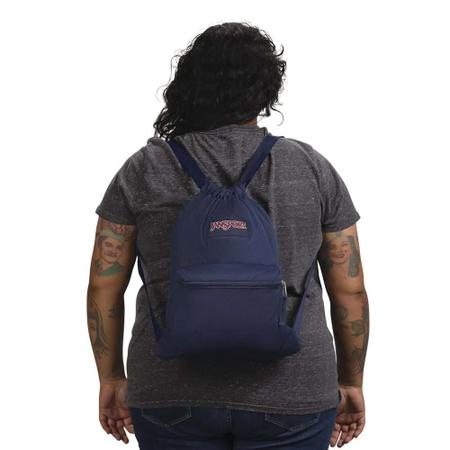 Imagem de Mochila Jansport Draw Sack 14 Litros Navy Azul