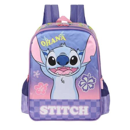 Imagem de Mochila Lilo Stitch de Costa Luxcel Disney Reforçada Lilás