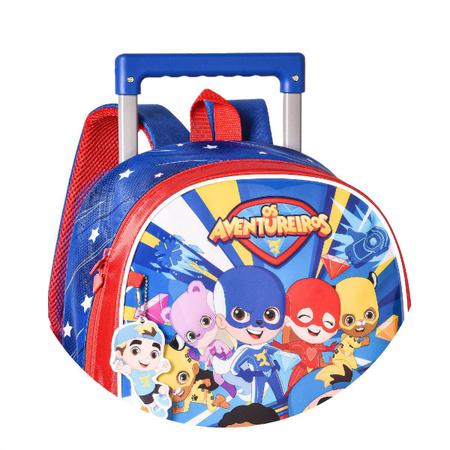 MOCHILA 2 ALÇAS INFANTIL MASC.OS AVENTUREIROS LUCCAS NETO AV2402J CLIO