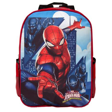 Mochila Masculina Homem Aranha de Costa + Lancheira e Estojo - TOYS 2U Imagem de Mochila Masculina Homem Aranha de Costa + Lancheira e Estojo