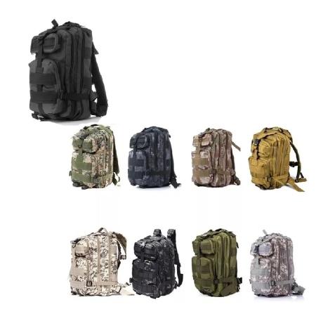 Mochila Tática Militar 30 Litros Camuflada Multiuso Escolar Cargueira  Camping