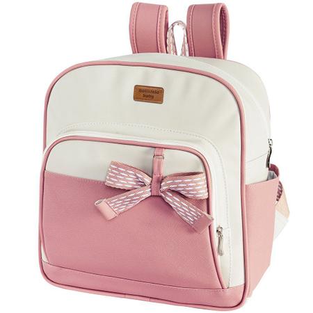 Mochila Maternidade Madison Rosê - Batistela Baby Imagem de Mochila Maternidade Madison Rosê