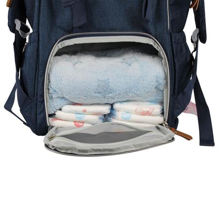 Mochila Bebê Maternidade Clio Multifuncional Masculina - Marinho