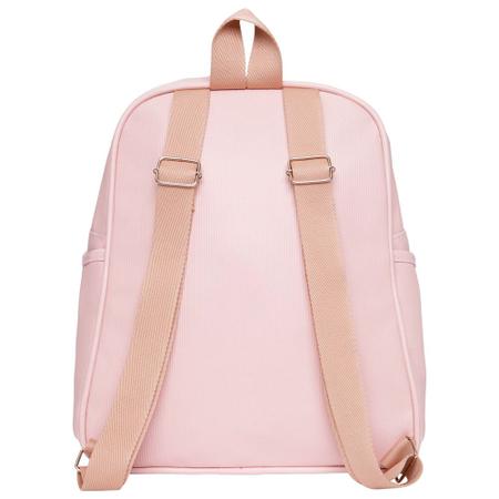 Imagem de Mochila Maternidade Pirulitando Ternura Rosa OffWhite