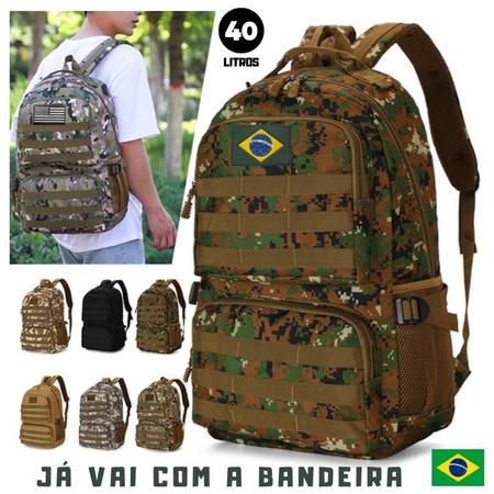 Mochila Militar 40l Grande Assalt Tática Masculina Nf - Sou Mais Preço -  Mochilas - Magazine Luiza