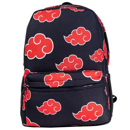NARUTO-Akatsuki bolsa de peito vermelho nuvem para homens e mulheres,  mochila tiracolo, bolsa de ombro pequena, impermeável, casual, presente -  AliExpress