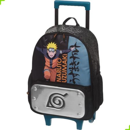 Desenho Naruto Anime Animado Ao Redor Mochila Escolar Infantil