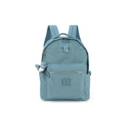 Imagem de Mochila Notebook Crinkle com Chaveiro de Pelúcia Dino Azul - Up4you - PAPELEX