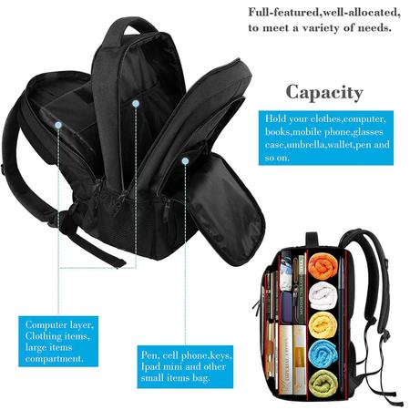 Mochila Viagem 30 Litros ( LAPTOP ate 15 polegadas ) - Ibersafety