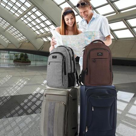 Imagem de Mochila para laptop MATEIN, mochila extra grande para computador de viagem de 17,3 polegadas, compatível com TSA, porta de carregamento USB, mochila a