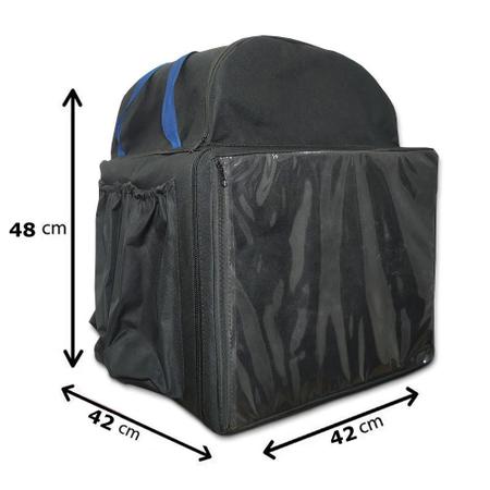 Imagem de Mochila Para Motoboy Entregadores Bag Com Isopor 45 Litros