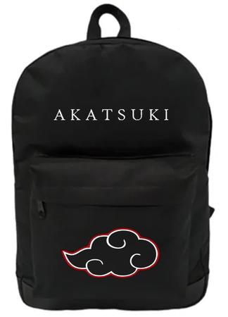 Mochila Personalizada Akatsuki Nuvem Naruto Anime Mangá