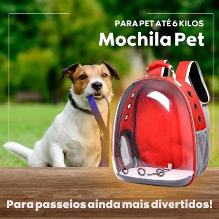 Imagem de Mochila Pet Visão Panorâmica Astronauta Cachorro Gato Cão Transporte Animais Estimação Bolsa Ventilada