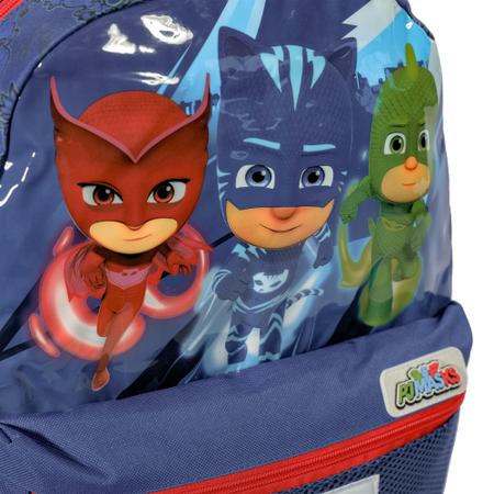 Imagem de Mochila PJ Masks Plus Colorido Grande Resistente Poliéster