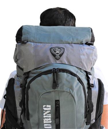 Imagem de Mochila resistente 70l viagem camping trilha pesca impermeável