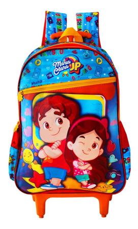 Mochila Rodinha Com Estojo E Lancheira Maria Clara E Jp Clio - Clio Style Imagem de Mochila Rodinha Com Estojo E Lancheira Maria Clara E Jp Clio