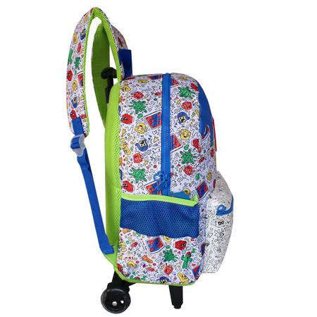 Mochila infantil gato desenhos colorir bolso frontal clio - Mochilas -  Magazine Luiza