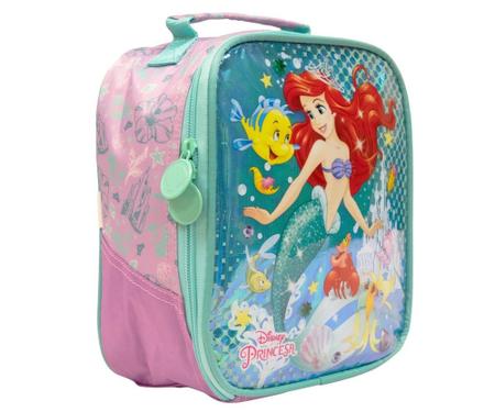 Imagem de Mochila Rodinhas Princesa Ariel Pequena Sereia com Lancheira - Xeryus