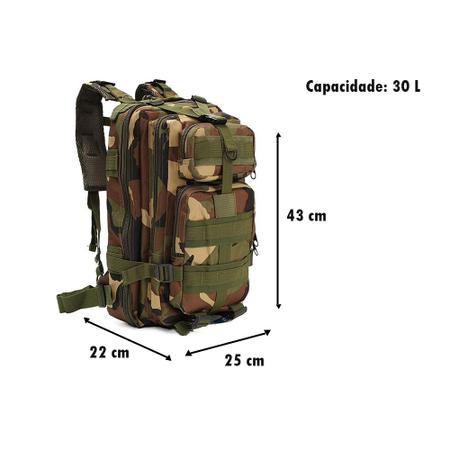 Imagem de Mochila Tática Militar Assalt 30l Reforçada Pronta Entrega