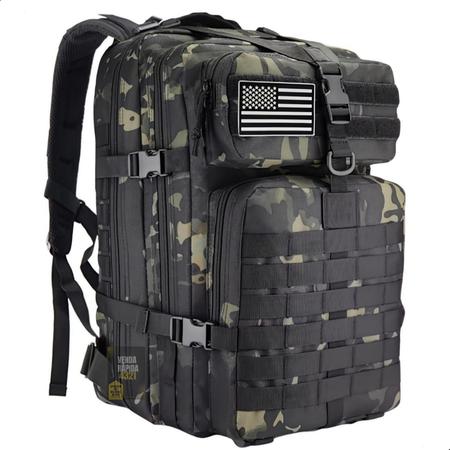 Mochila Masculina Impermeável 50 Litros Tática Militar Acompanha Bandeira -  Unistar - Bolsa / Mochila Esportiva - Magazine Luiza