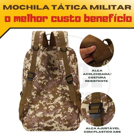 Imagem de Mochila Tática Resistente Militar Trilha Camping Viagem 40L