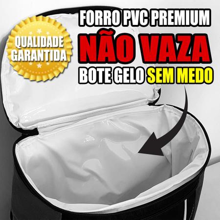 Imagem de Mochila Térmica ONBAG Tamanho G Cooler Para Cervejas, Bebidas e Alimentos Nacional Feita no Brasil- PVC a Solda Anti Vazamento - Cabem 20 Latas 350ml