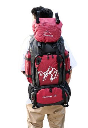 Mochila Trilha Camping Pesca Camuflada 90l Sport Imperme vel