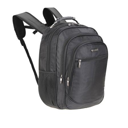 Imagem de Mochila Unissex Tonin Porta Notebook com Cabo de Aço Preto