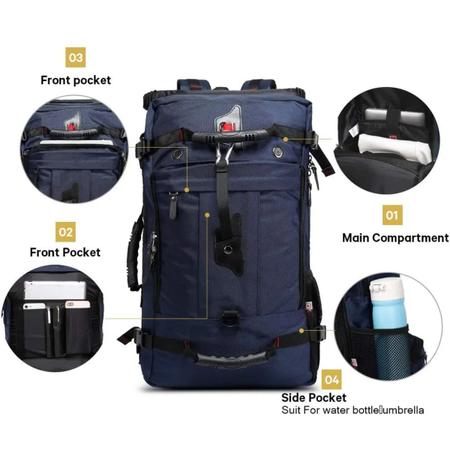 Mochila Viagem Grande Cargueira Reforçada Tática Notebook | Bolsa Masculina  Kaka Bags Series Nunca Usado 85471197 | enjoei